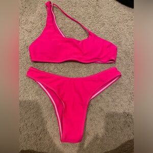 Pink bikini set